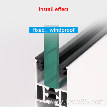 Window weatherproof waterproof rubber sealing strip
